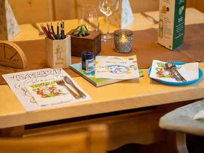 Unterhaltung für Kinder im Restaurant
