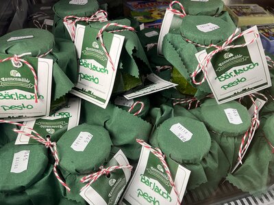 Bärlauchpesto des Mühlenladens