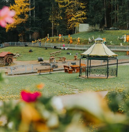 Outdoorbereich bei der Tannenmühle
