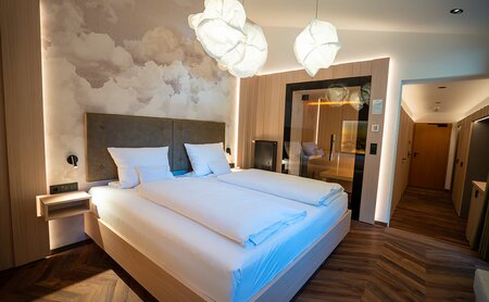 Schlafzimmer Wölkchensuite
